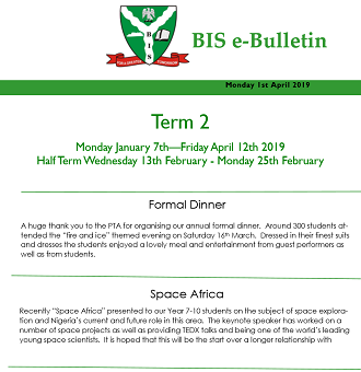 BIS e-Bulletin (January 11th, 2019) – Home